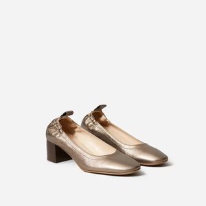 Everlane Day Heel in Bronze - Size 7.5